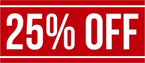 25% Off Sale